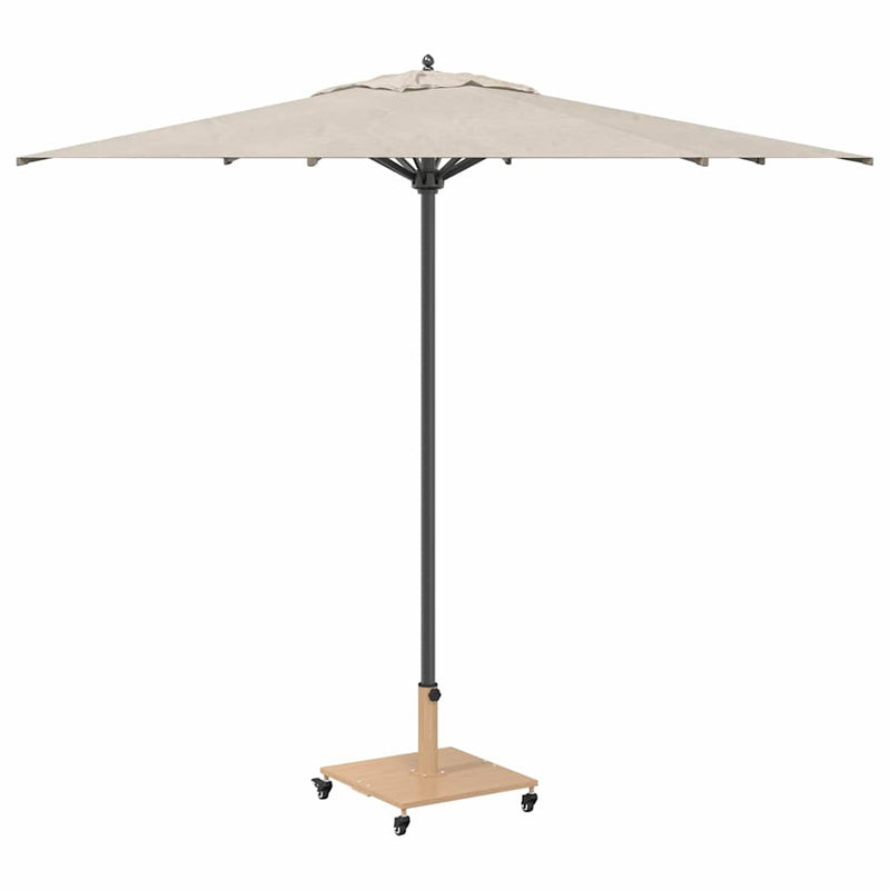 Load image into Gallery viewer, Vidaxl parasolvoet licht hout 45 x 45 x 31,5 cm
