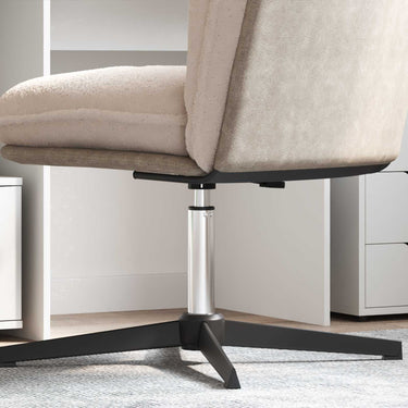 Vidaxl kantoorstoel gascilinder chroom 307-447 mm ijzer