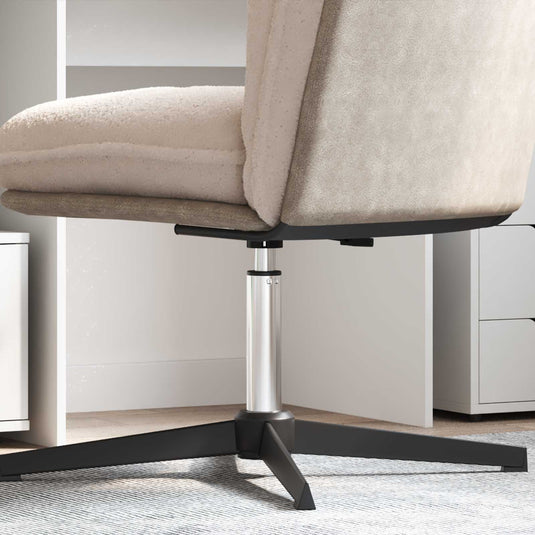 Vidaxl kantoorstoel gascilinder chroom 307-447 mm ijzer