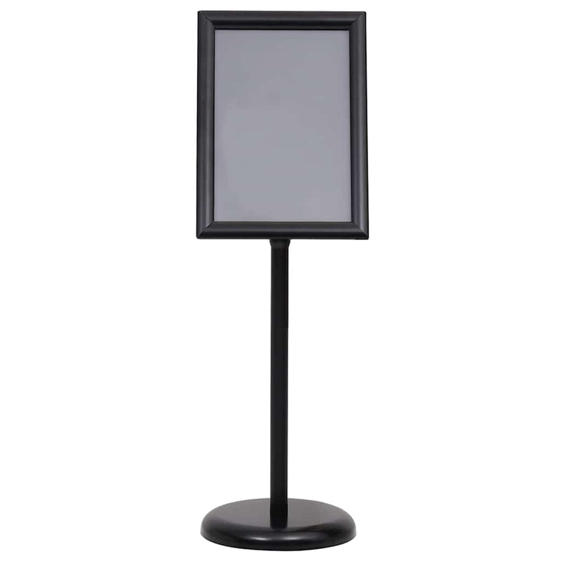Load image into Gallery viewer, Vidaxl posterstandaards 2 pcs zwart 32.7 x 24 x 108 cm aluminium
