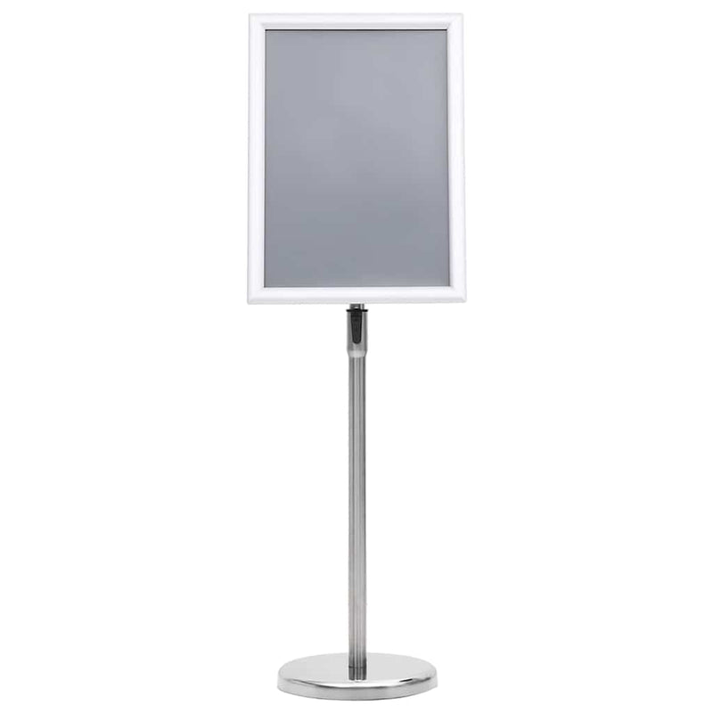 Load image into Gallery viewer, Vidaxl posterstandaards 2 pcs zilver 32.7 x 24 x 108 cm aluminium
