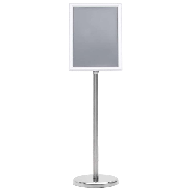 Load image into Gallery viewer, Vidaxl posterstandaards 2 pcs zilver 32.7 x 24 x 108 cm aluminium
