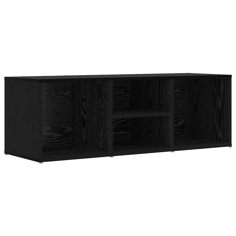 Load image into Gallery viewer, Vidaxl schoenenbank zwart eiken 102 x 35 x 35 cm bewerkt hout
