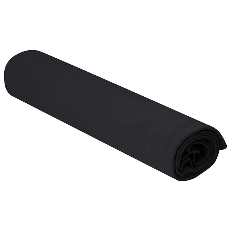 Load image into Gallery viewer, Vidaxl sporthanddoeken 2 pcs zwart 100 x 50 cm polyester en polyamide
