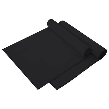 Vidaxl sporthanddoeken 2 pcs zwart 140 x 70 cm polyester en polyamide