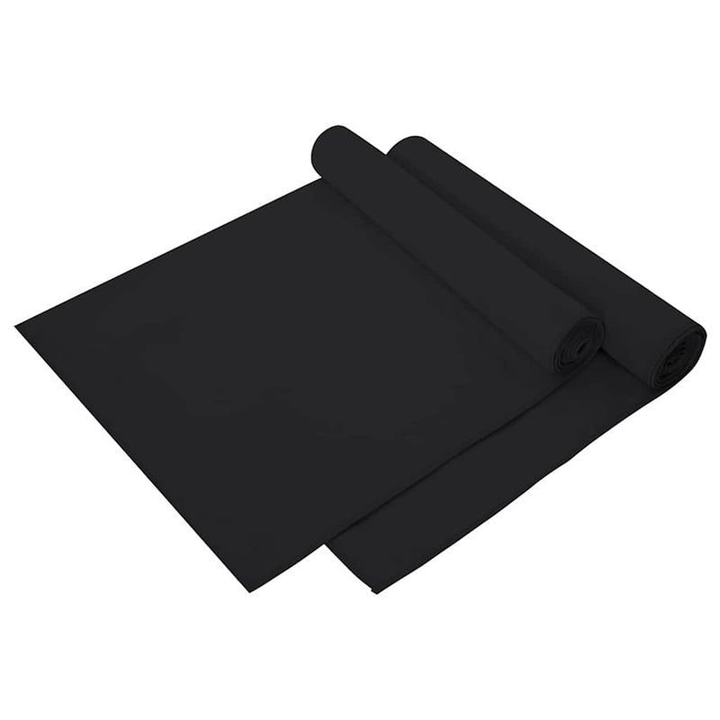 Load image into Gallery viewer, Vidaxl sporthanddoeken 2 pcs zwart 140 x 70 cm polyester en polyamide
