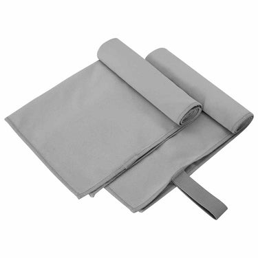 Vidaxl sporthanddoeken 2 pcs donkergrijs 50 x 30 cm