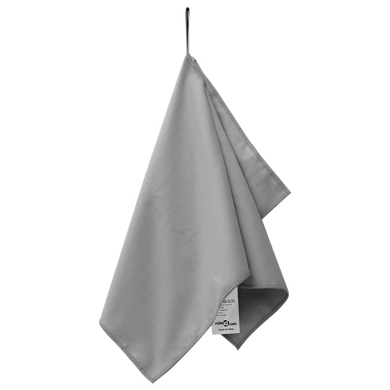 Load image into Gallery viewer, Vidaxl sporthanddoeken 2 pcs donkergrijs 50 x 30 cm

