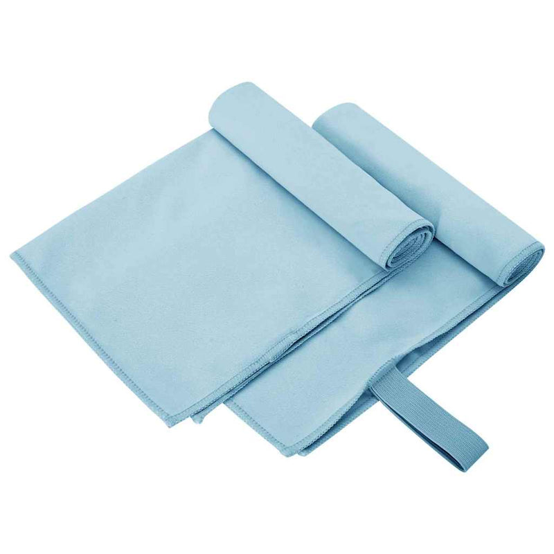 Load image into Gallery viewer, Vidaxl sporthanddoeken 2 pcs blauw 50 x 30 cm polyester en polyamide
