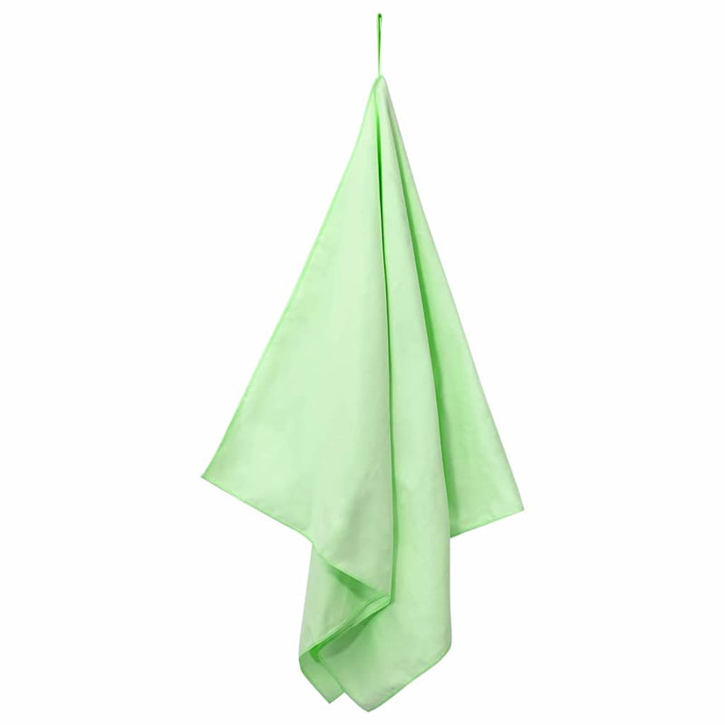 Load image into Gallery viewer, Vidaxl sporthanddoeken 2 pcs groen 140 x 70 cm polyester en polyamide
