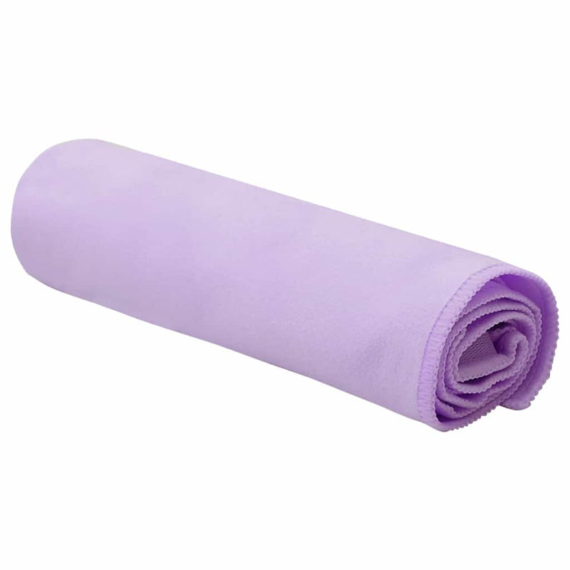 Load image into Gallery viewer, Vidaxl sporthanddoeken 2 pcs paars 50 x 30 cm polyester en polyamide
