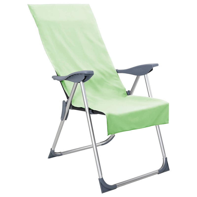 Load image into Gallery viewer, Vidaxl buiten stoel handdoeken 2 pcs groen 130 x 60 cm
