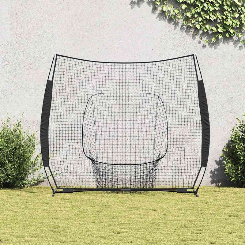 Load image into Gallery viewer, Vidaxl honkbaloefennet zwart 250 x 106 x 209 cm polyester
