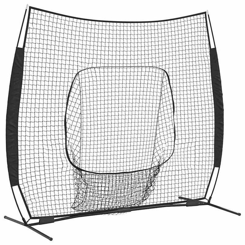 Load image into Gallery viewer, Vidaxl honkbaloefennet zwart 250 x 106 x 209 cm polyester
