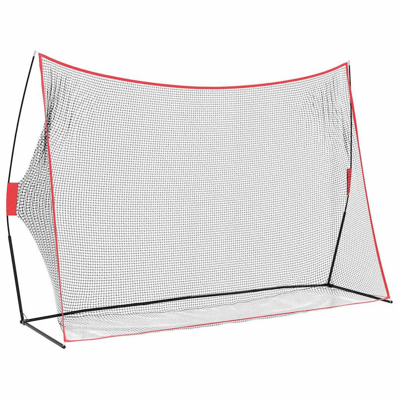 Load image into Gallery viewer, Vidaxl golf trainingshulpmiddel zwart 314 x 92 x 214 cm polyester
