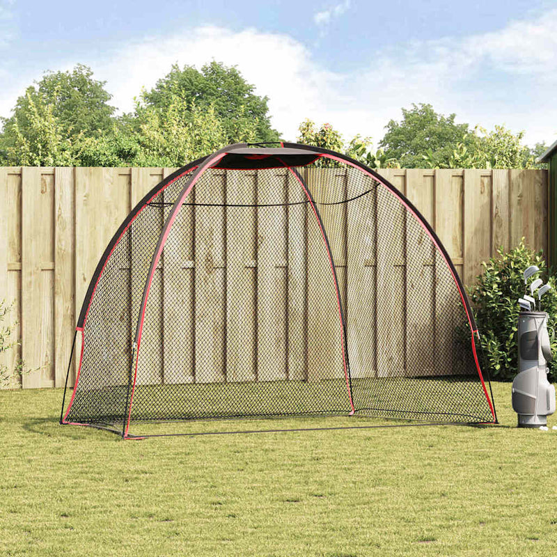 Load image into Gallery viewer, Vidaxl golf trainingshulpmiddel zwart 314 x 150 x 206 cm polyester
