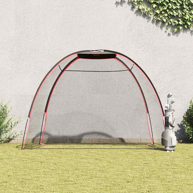Load image into Gallery viewer, Vidaxl golf trainingshulpmiddel zwart 314 x 150 x 206 cm polyester
