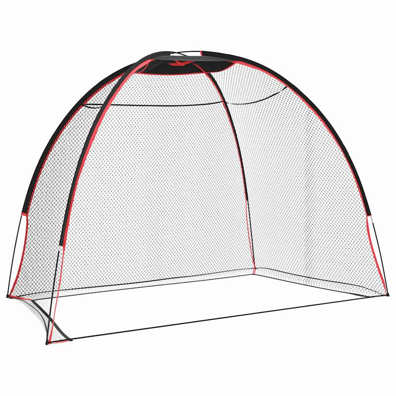 Load image into Gallery viewer, Vidaxl golf trainingshulpmiddel zwart 314 x 150 x 206 cm polyester
