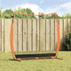 Vidaxl golf trainingshulpmiddel zwart 250 x 106,5 x 210 cm polyester