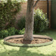 Vidaxl tuinrand 4 pcs zilver 450 x 0.05 x 15 cm gegalvaniseerd staal
