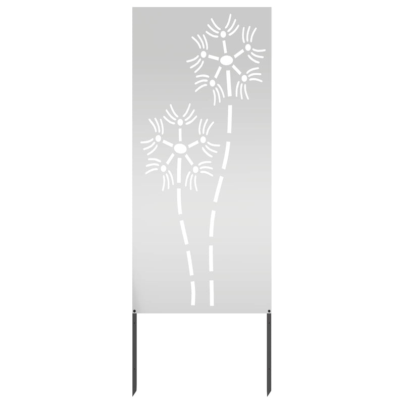 Load image into Gallery viewer, Vidaxl tuin privacy screen zilver 50 x 140 cm gegalvaniseerd staal
