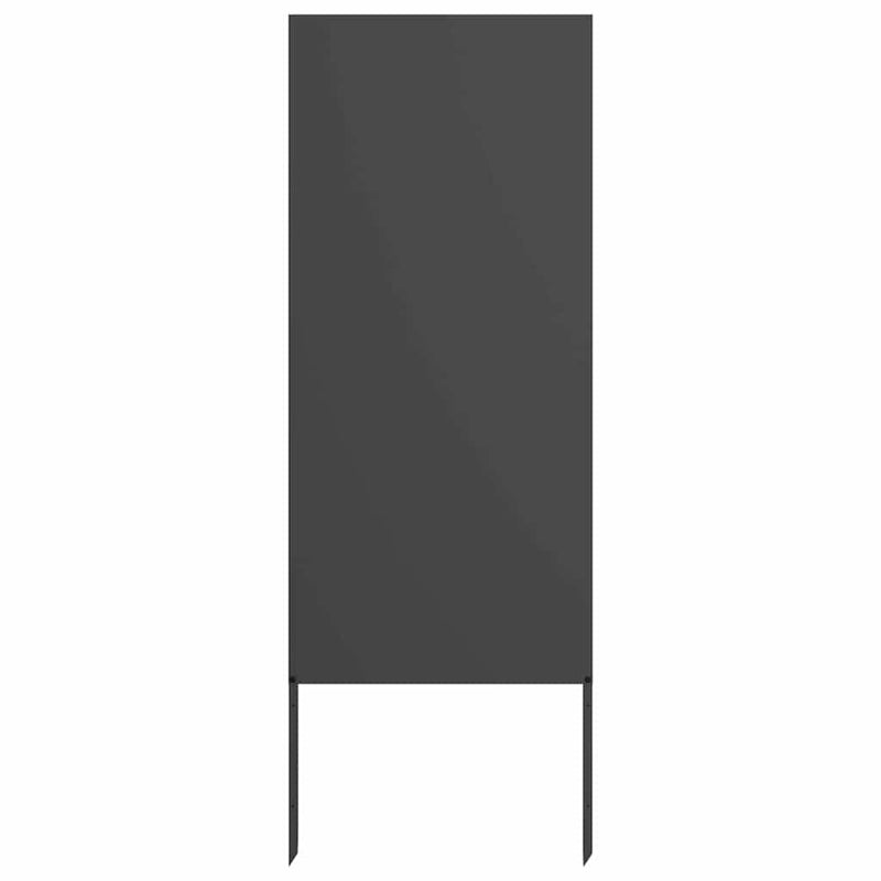 Load image into Gallery viewer, Vidaxl tuin privacy screen zwart 50 x 140 cm koudgewalst staal

