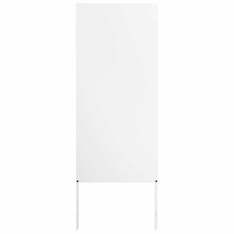Load image into Gallery viewer, Vidaxl tuin privacy screen fretwerk wit 50 x 140 cm koudgewalst staal
