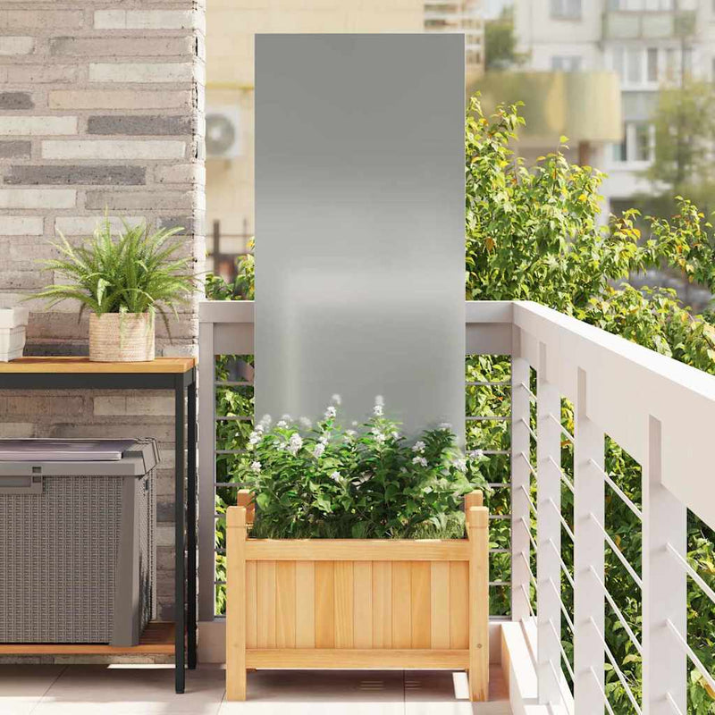 Load image into Gallery viewer, Vidaxl tuin privacy screen zilver 50 x 140 cm gegalvaniseerd staal
