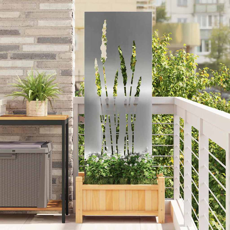 Load image into Gallery viewer, Vidaxl tuin privacy screen zilver 50 x 140 cm gegalvaniseerd staal
