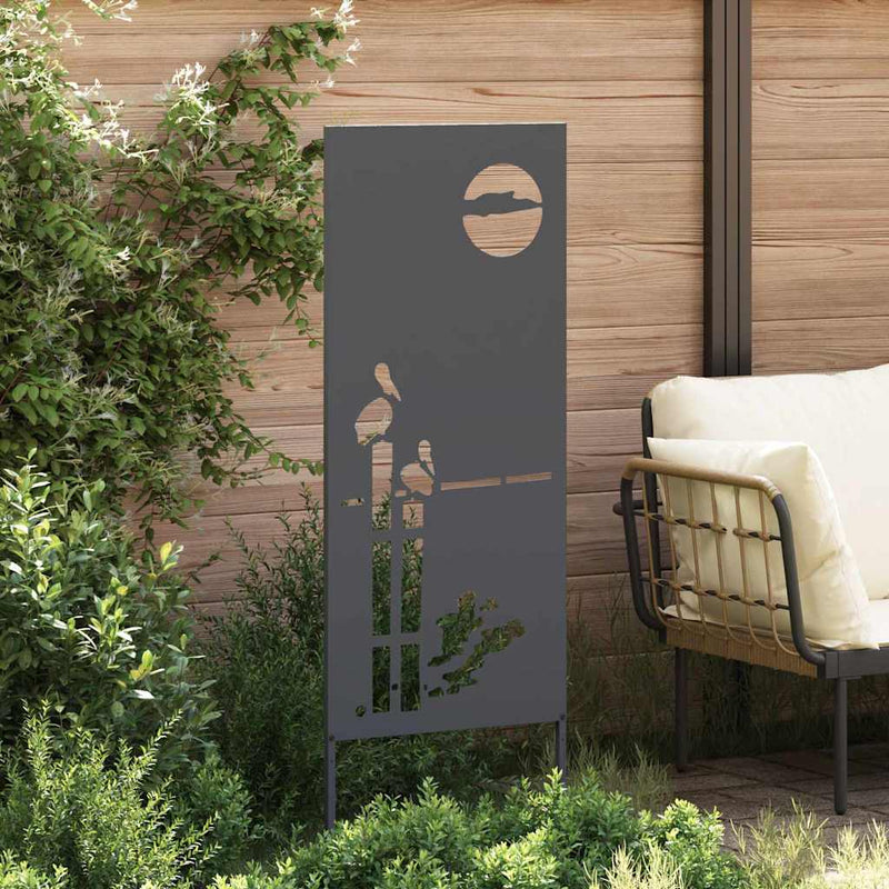Load image into Gallery viewer, Vidaxl tuin privacy screen antraciet 50 x 140 cm koudgewalst staal
