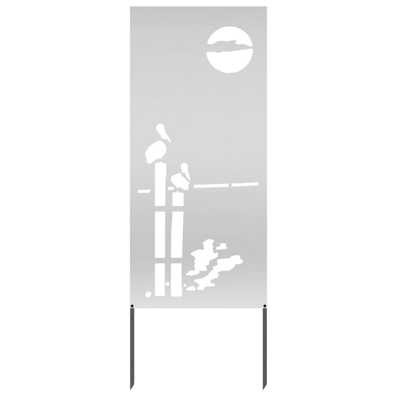 Load image into Gallery viewer, Vidaxl tuin privacy screen zilver 50 x 140 cm gegalvaniseerd staal
