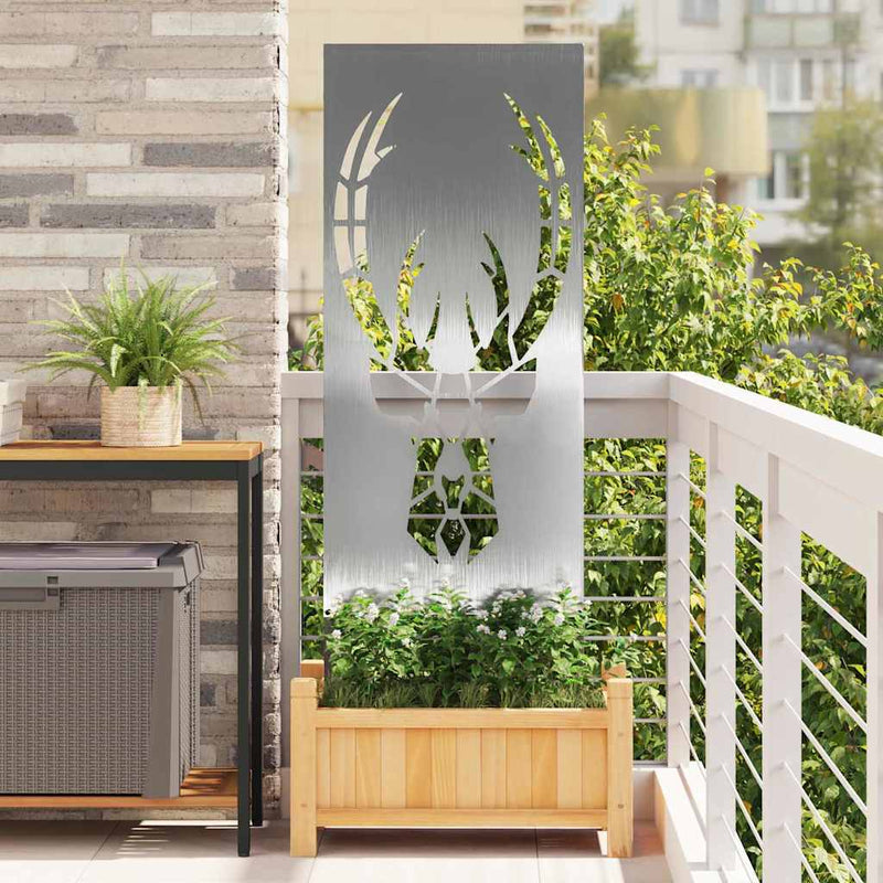 Load image into Gallery viewer, Vidaxl tuin privacy screen zilver 50 x 140 cm roestvrij staal
