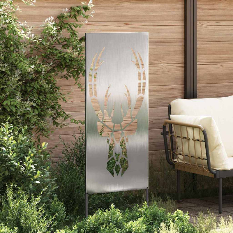 Load image into Gallery viewer, Vidaxl tuin privacy screen zilver 50 x 140 cm roestvrij staal
