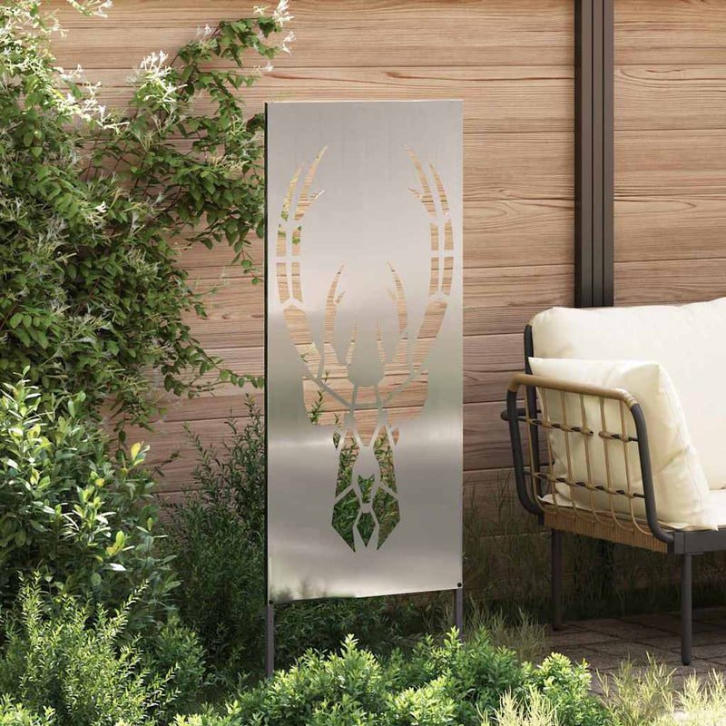 Load image into Gallery viewer, Vidaxl tuin privacy screen zilver 50 x 140 cm gegalvaniseerd staal
