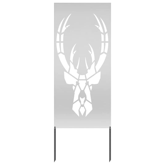 Vidaxl tuin privacy screen zilver 50 x 140 cm gegalvaniseerd staal