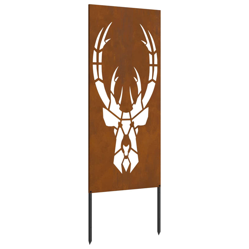 Load image into Gallery viewer, Vidaxl tuin privacy screen dierenprint roestig 50 x 140 cm cortenstaal
