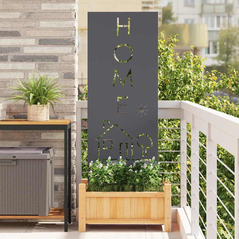 Load image into Gallery viewer, Vidaxl tuin privacy screen antraciet 50 x 140 cm koudgewalst staal
