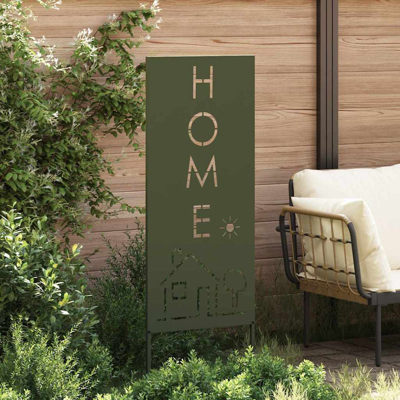 Load image into Gallery viewer, Vidaxl tuin privacy screen olijfgroen 50 x 140 cm koudgewalst staal
