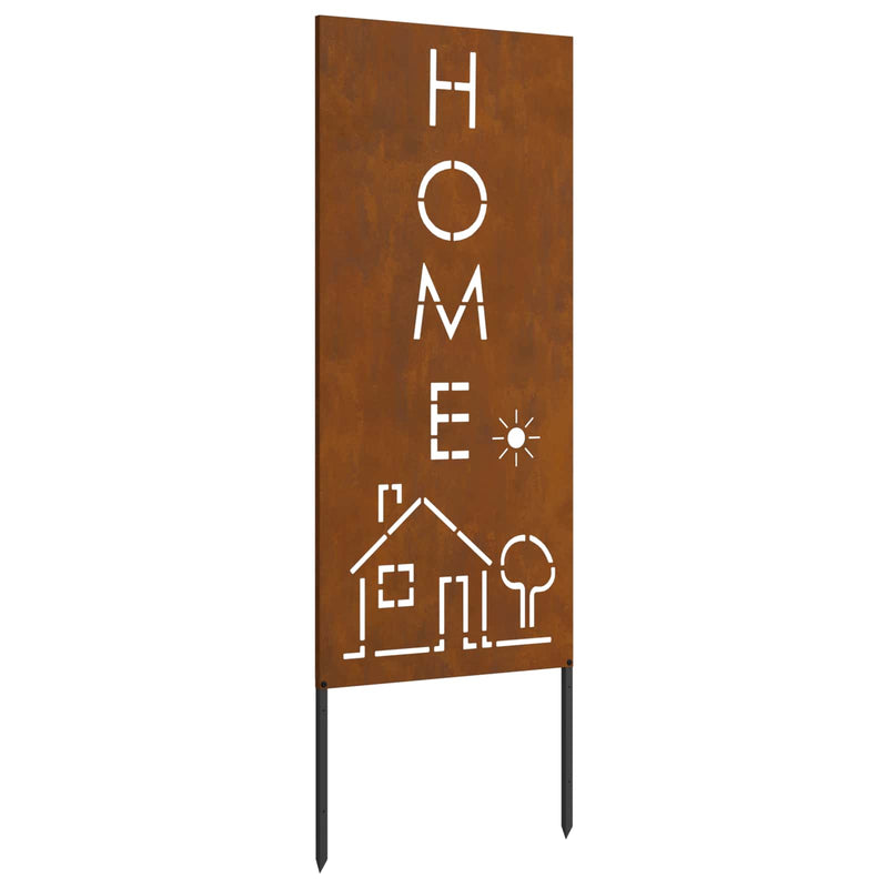 Load image into Gallery viewer, Vidaxl tuin privacy screen fretwerk roestig 50 x 140 cm cortenstaal
