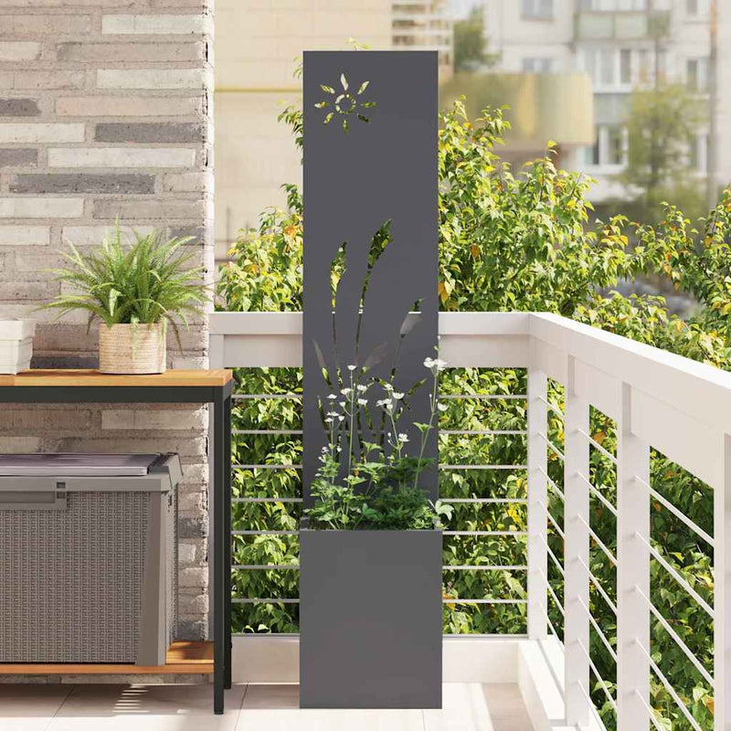 Load image into Gallery viewer, Vidaxl tuin privacy screen fretwerk antraciet 50 x 32 x 150 cm
