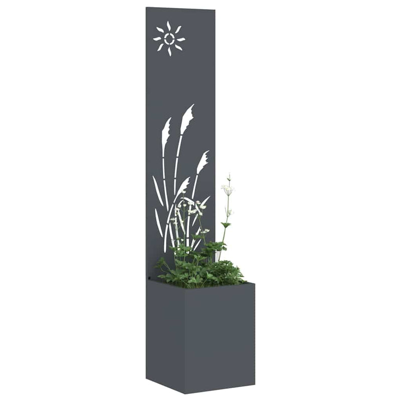 Load image into Gallery viewer, Vidaxl tuin privacy screen fretwerk antraciet 50 x 32 x 150 cm
