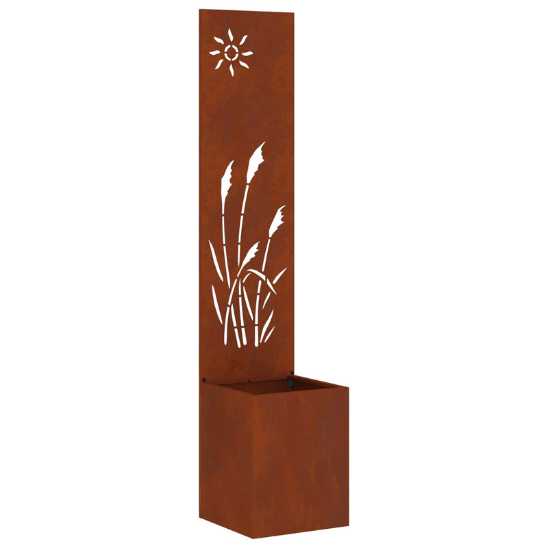 Load image into Gallery viewer, Vidaxl tuin privacy screen fretwerk roestig 32 x 140 cm cortenstaal
