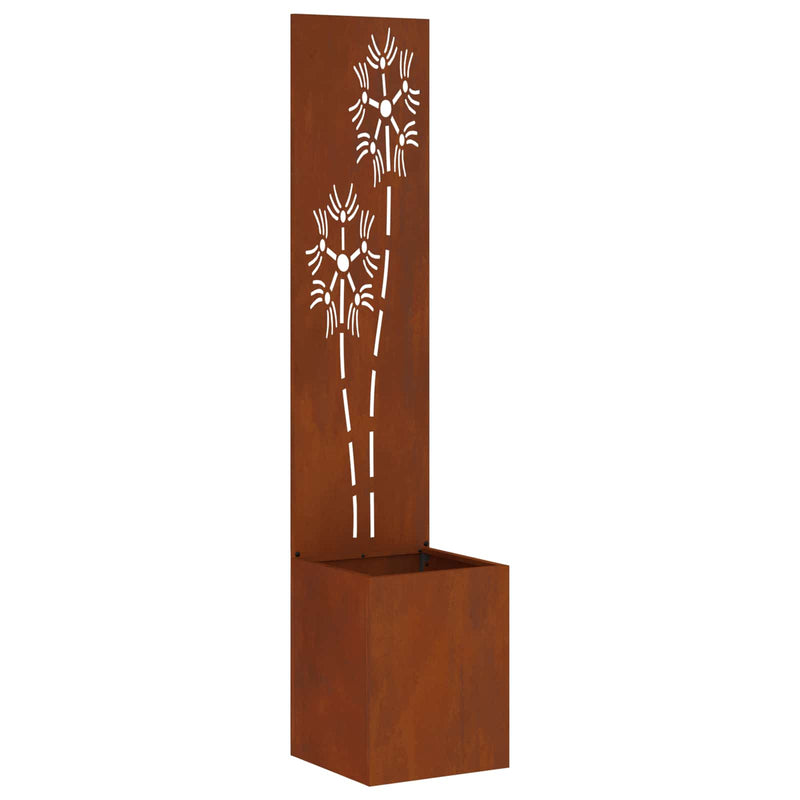 Load image into Gallery viewer, Vidaxl tuin privacy screen roestig 32 x 32 x 150 cm cortenstaal
