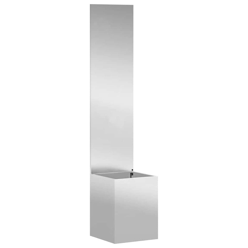 Load image into Gallery viewer, Vidaxl tuin privacy screen zilver 32 x 140 cm gegalvaniseerd staal
