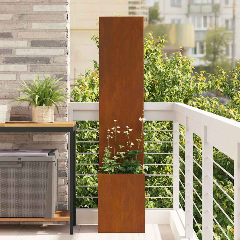 Load image into Gallery viewer, Vidaxl tuin privacy screen roestig 50 x 32 x 150 cm cortenstaal
