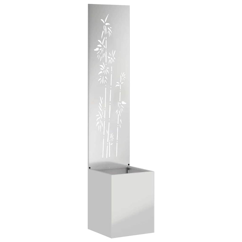 Load image into Gallery viewer, Vidaxl tuin privacy screen zilver 32 x 140 cm gegalvaniseerd staal
