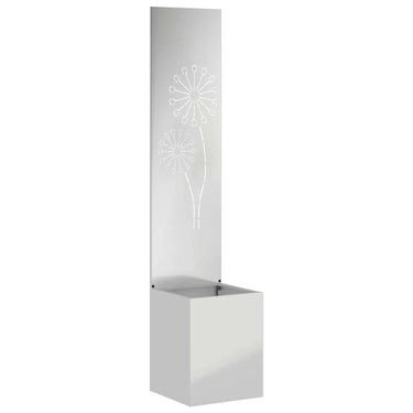 Vidaxl tuin privacy screen zilver 32 x 140 cm gegalvaniseerd staal