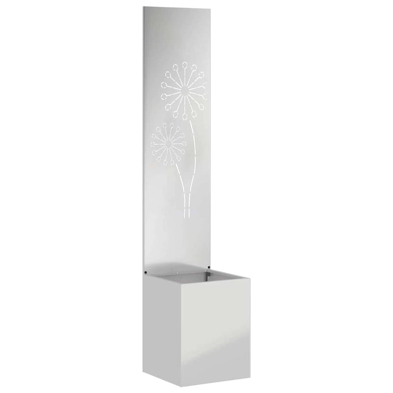 Load image into Gallery viewer, Vidaxl tuin privacy screen zilver 32 x 140 cm gegalvaniseerd staal
