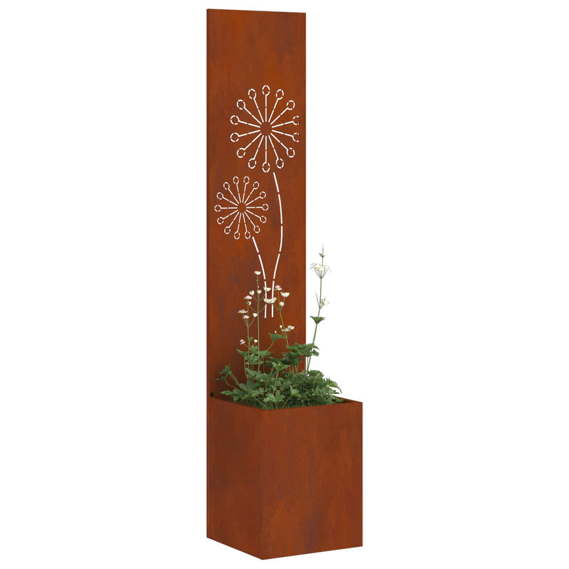 Load image into Gallery viewer, Vidaxl tuin privacy screen roestig 32 x 32 x 150 cm cortenstaal
