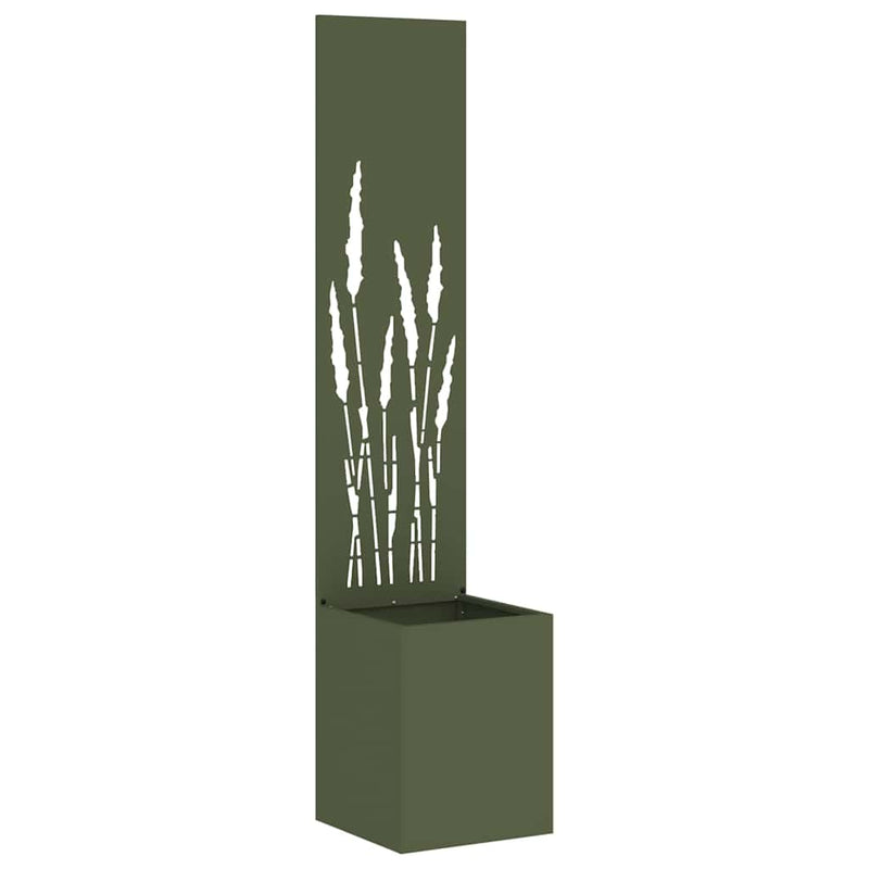 Load image into Gallery viewer, Vidaxl tuin privacy screen olijfgroen 32 x 140 cm koudgewalst staal
